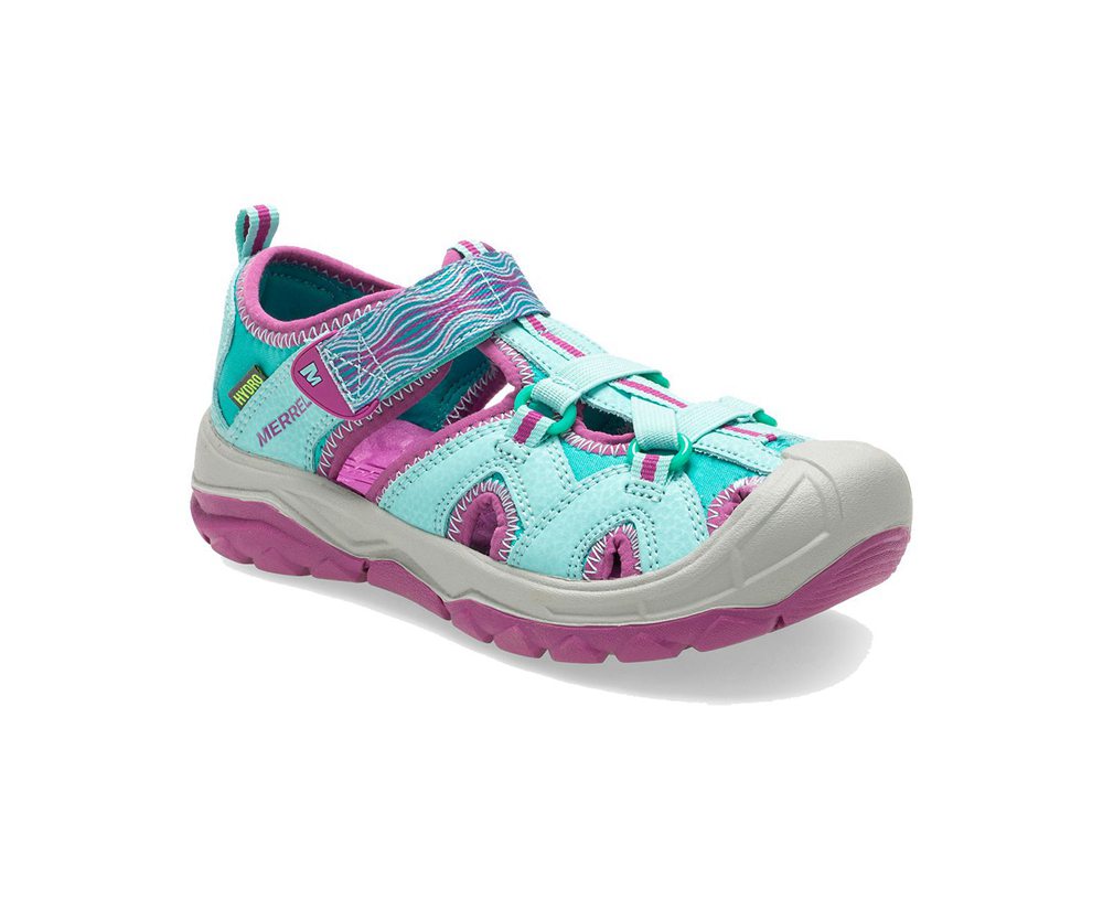 Sandálias Criança - Merrell Hydro Moc - Turquesa/Roxo - BQK342056